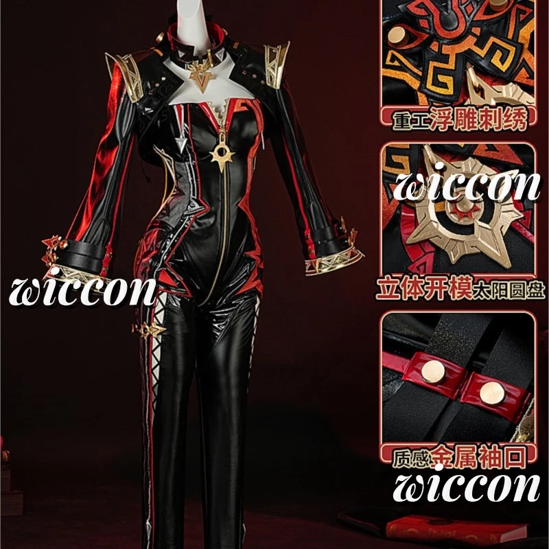Romper Playsuit Women - CosplayGenshin Impact Mavuika Costume Cosplay Pyro
