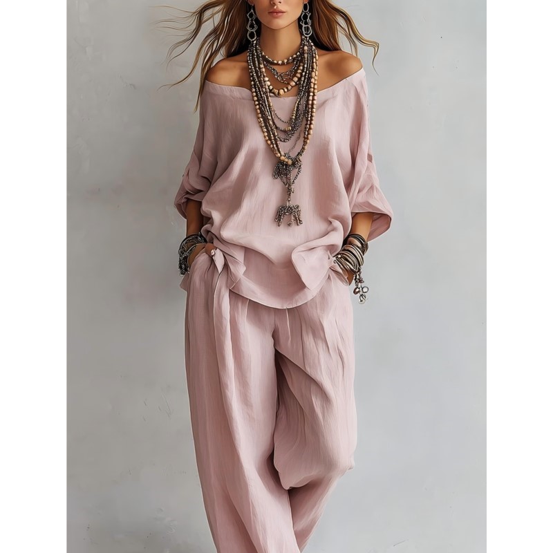 Summer Linen Clothing For Women - Nuovo Completo Estivo Casual da Donna