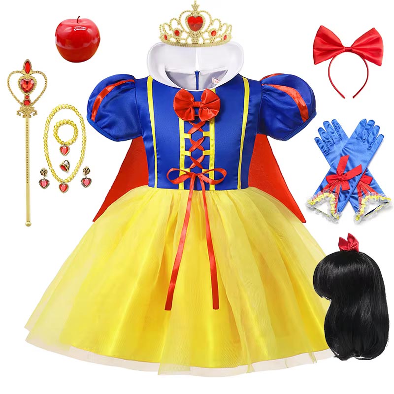 Summer Kids Clothing - Abito da principessa Biancaneve per bambina,