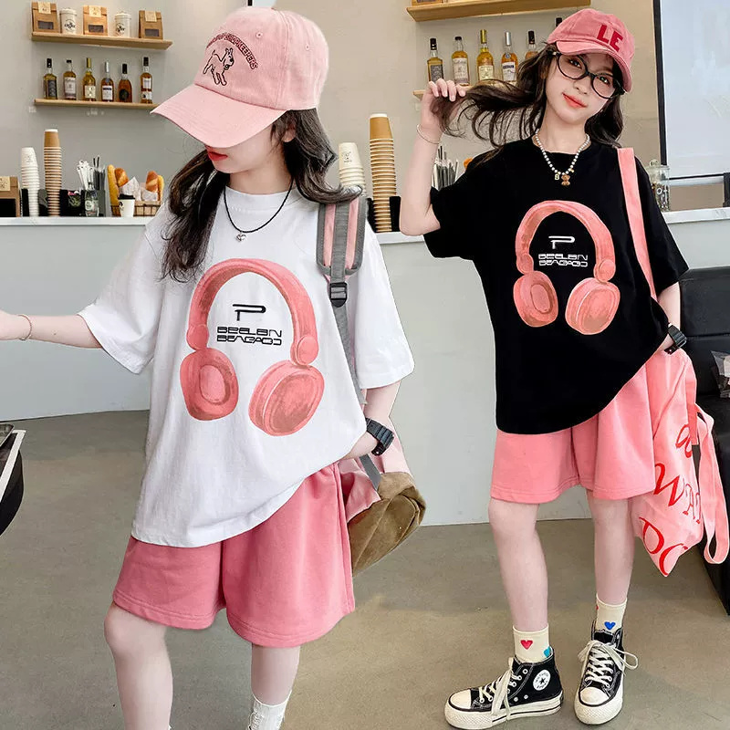 Summer Clothing Teen Girls - T-shirt per ragazze estive Set Nuovi