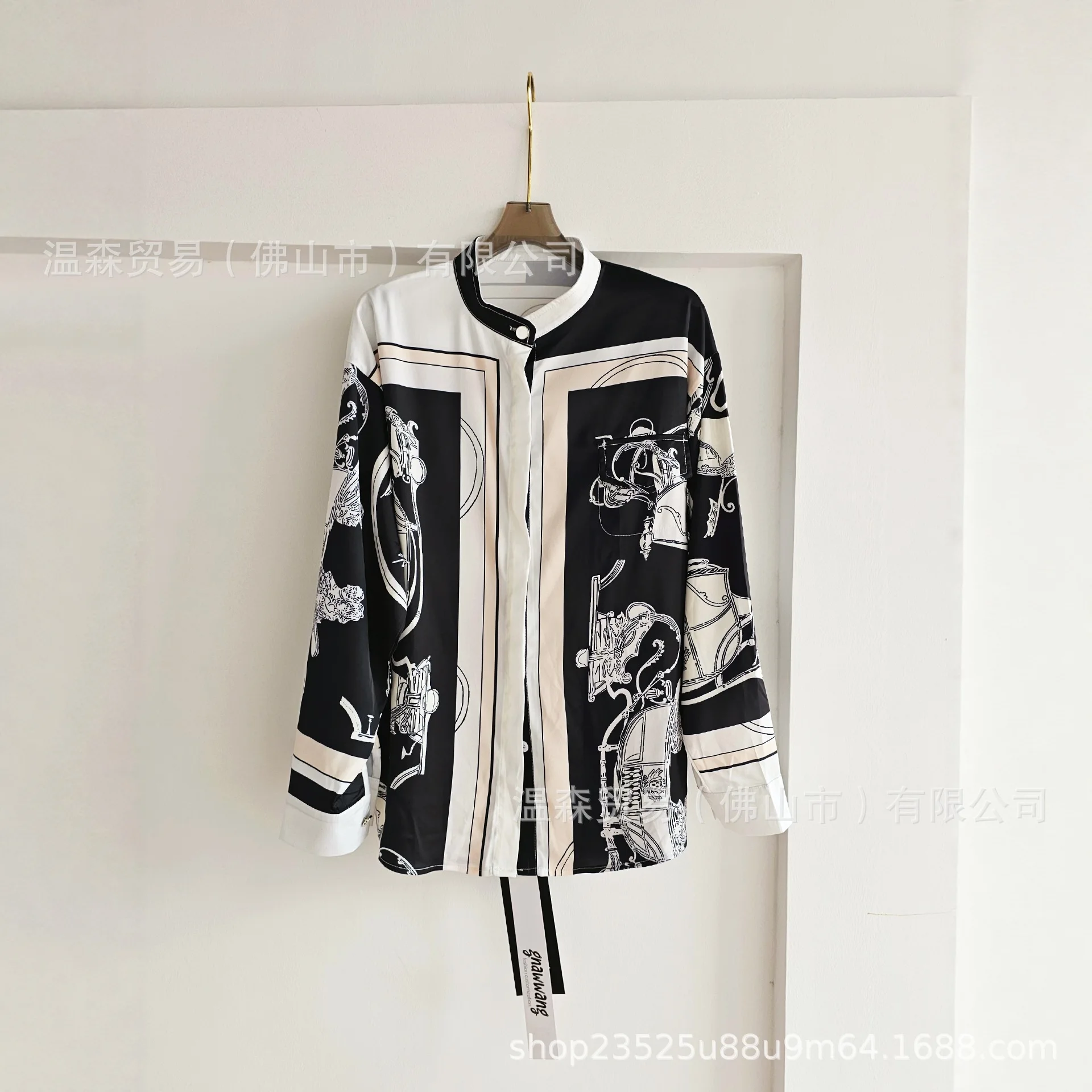 Vintage Summer Clothing Brand - Camicia da donna a maniche lunghe