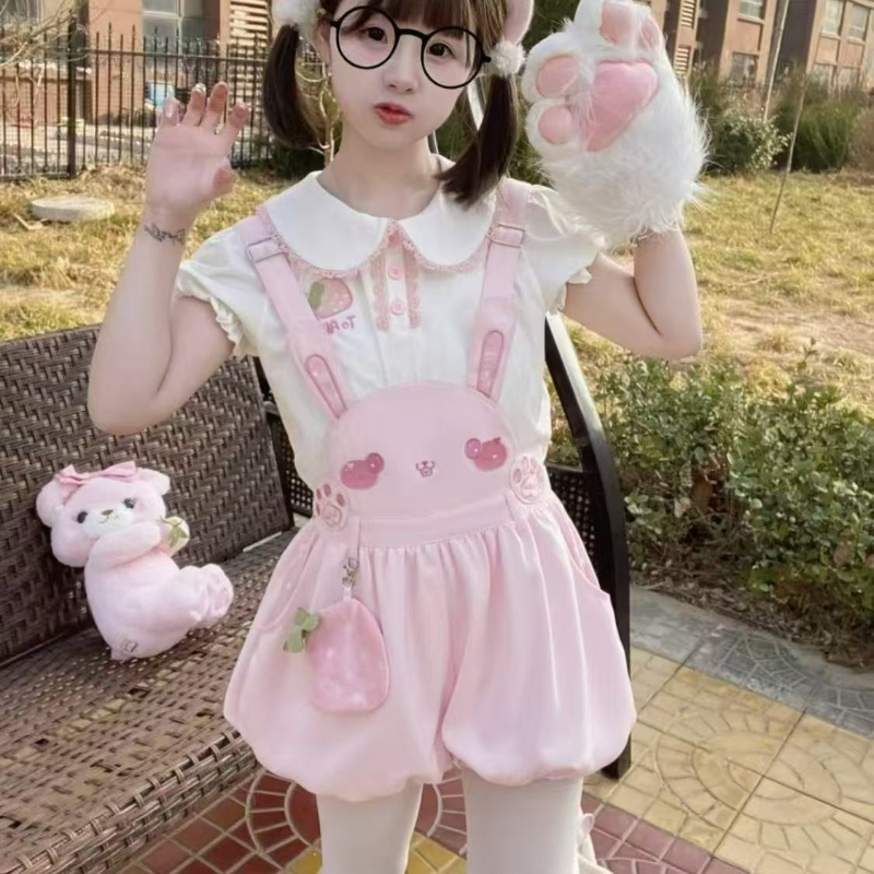 Summer Japanese Clothing - Pantaloncini stile Lolita carino giapponese Kawaii