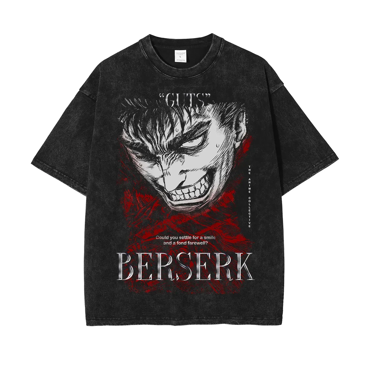 Summer Away Clothing - Berserk Animation Derivatives Guts Stampa T-shirt
