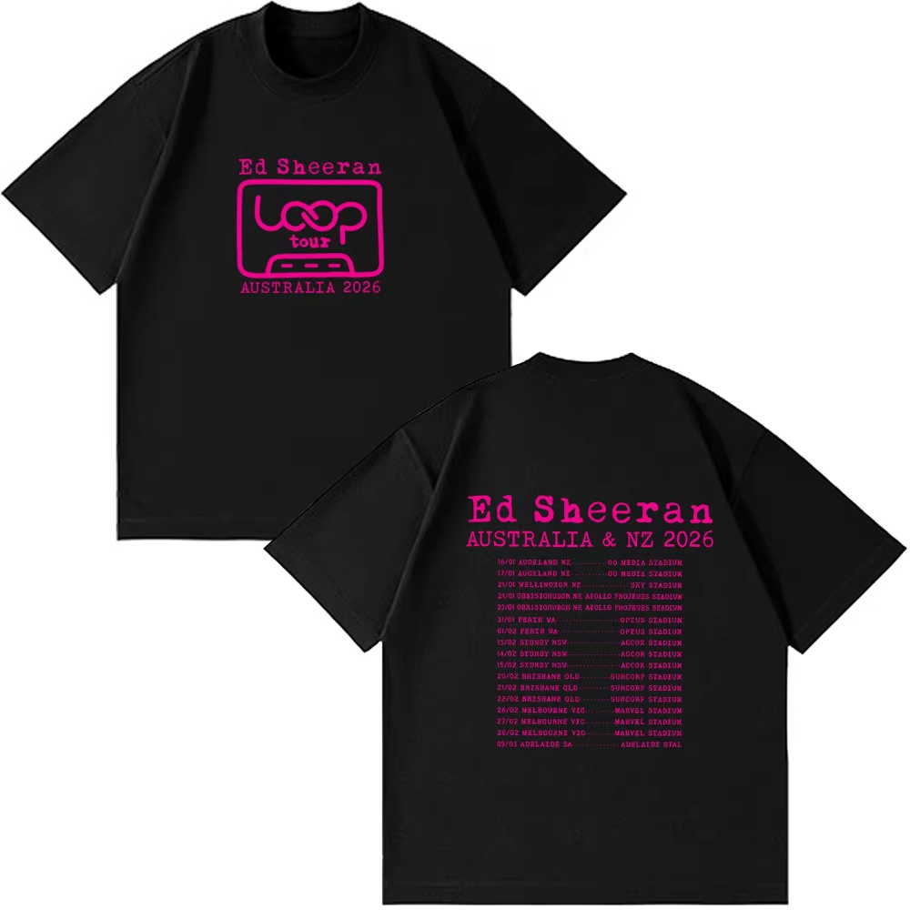Summer Clothing Australia - Ed Sheeran Loop Tour Australia e