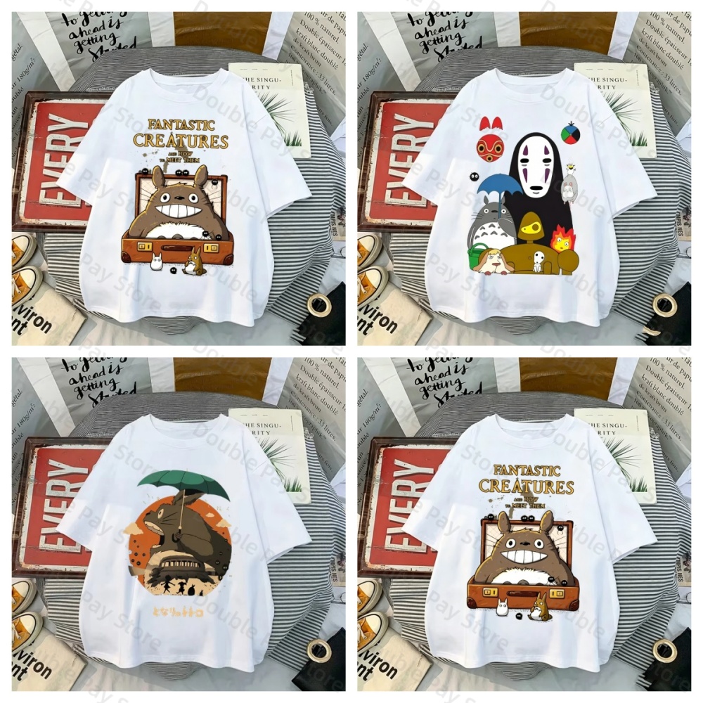 Summer Away Clothing - T-shirt Anime Totoro Spirited Away Unisex