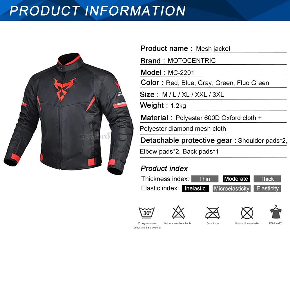 Summer Clothing Motorcycle - Giacca Protettiva Estiva da Moto per
