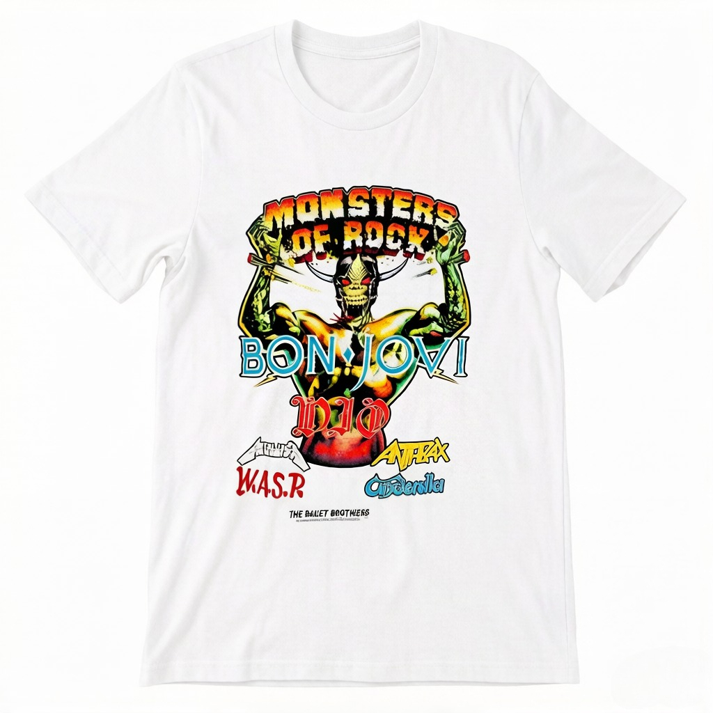 Summer Clothing Women Uk - Maglietta estiva MONSTERS OF ROCK DONINGTON