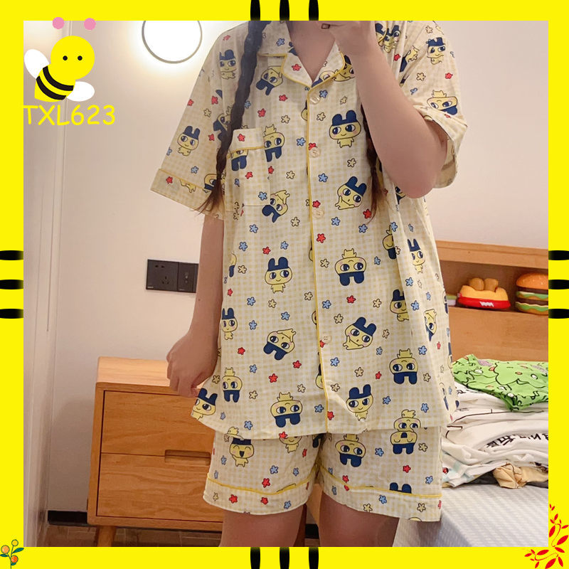 Xl Summer Clothing - Tamagotchi Mameiji Set pigiama da donna