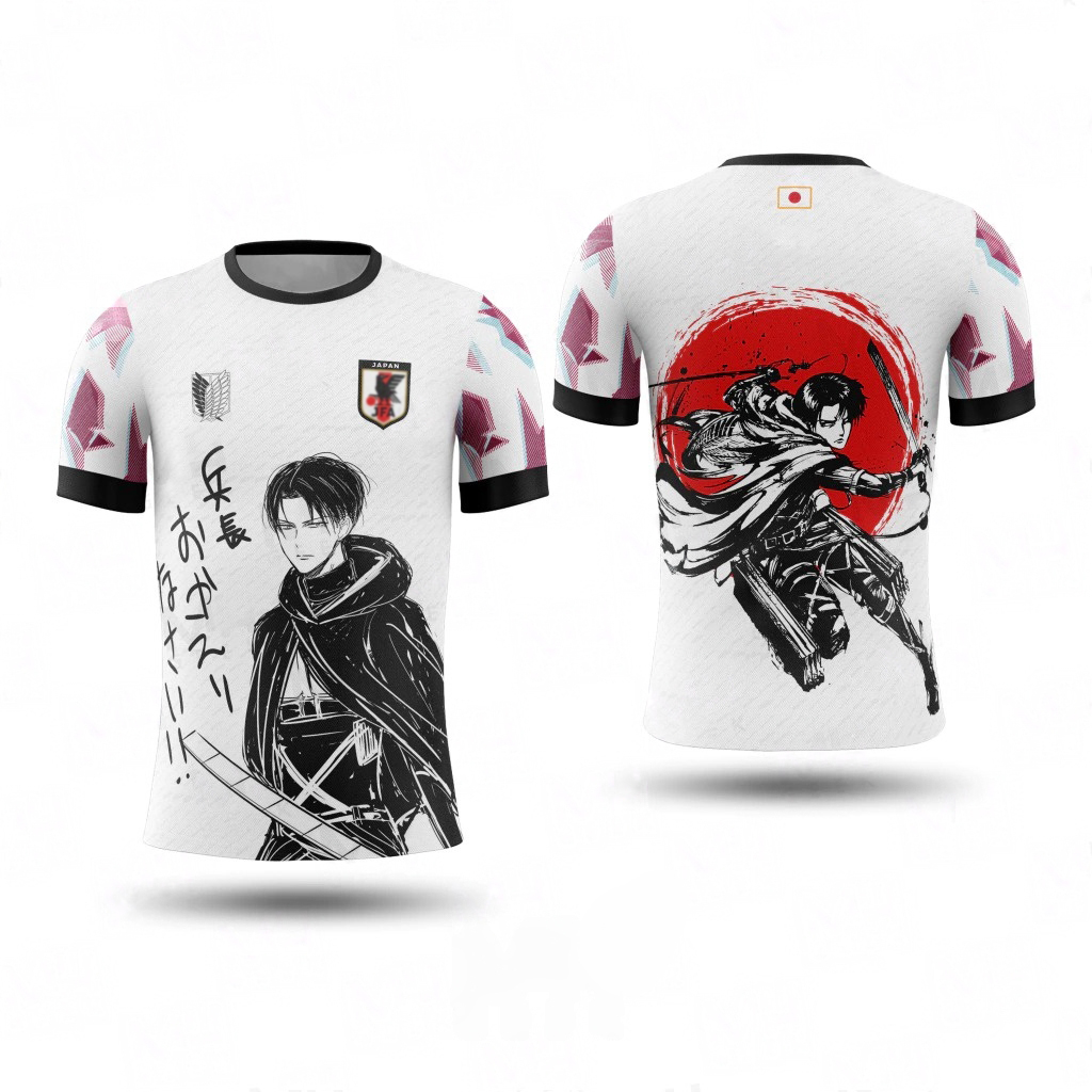 Summer Edit Clothing - Maglia da Calcio Bandai Levi Ackerman