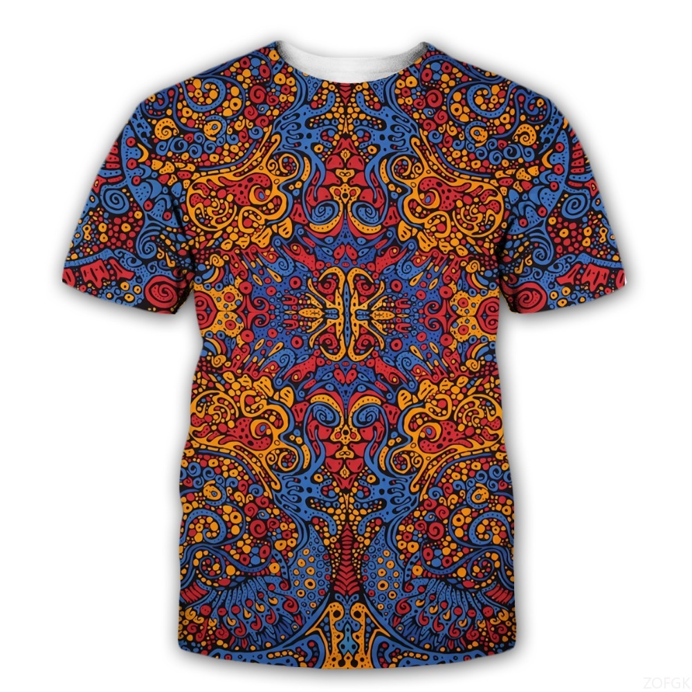 Summer Clothing Cheap - Nuovi simboli misteriosi Trippy 3D Print