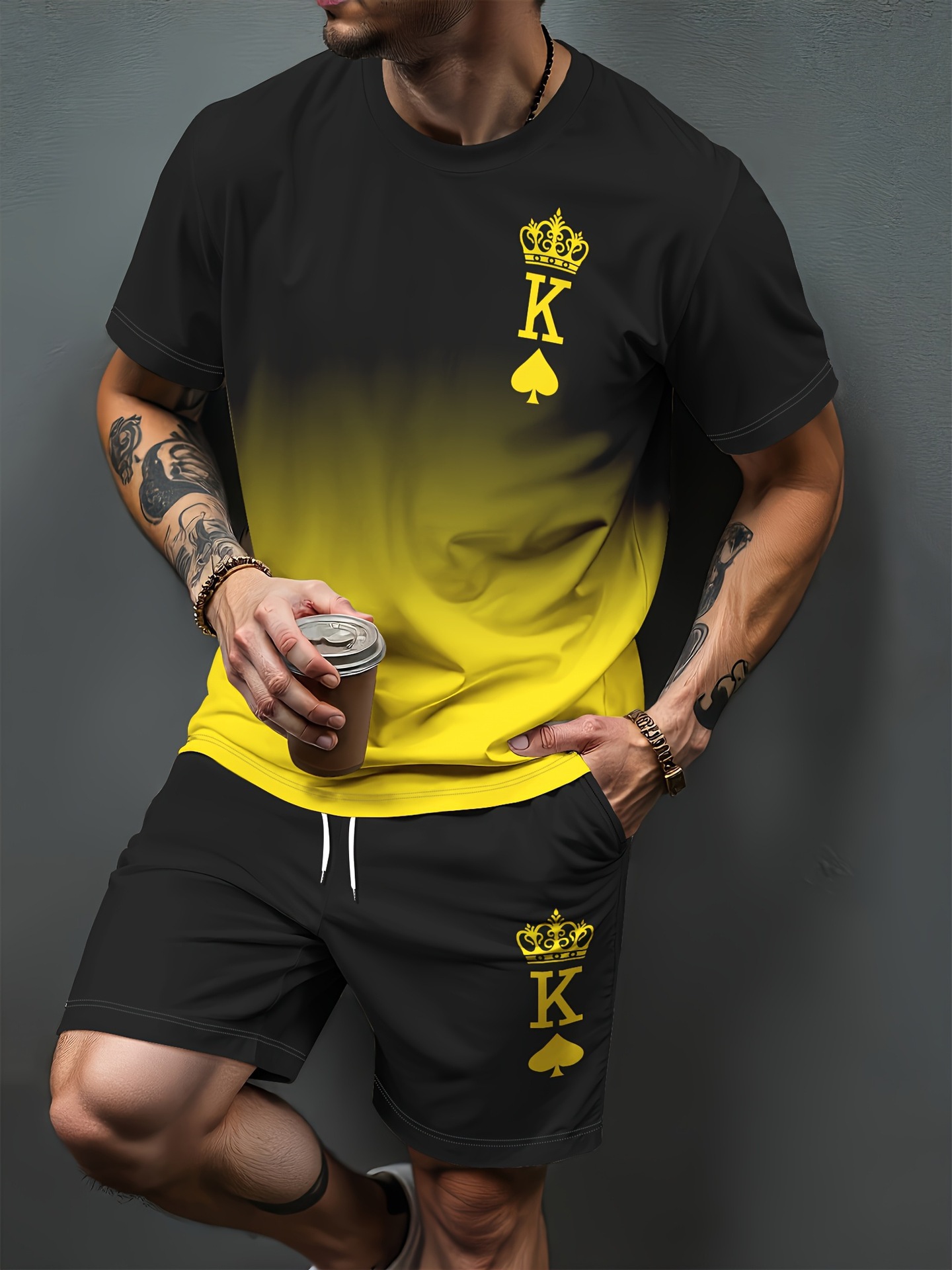 Tute Sportive con Stampa 3D a  - Summer Clothing Cheap recensione e prezzo