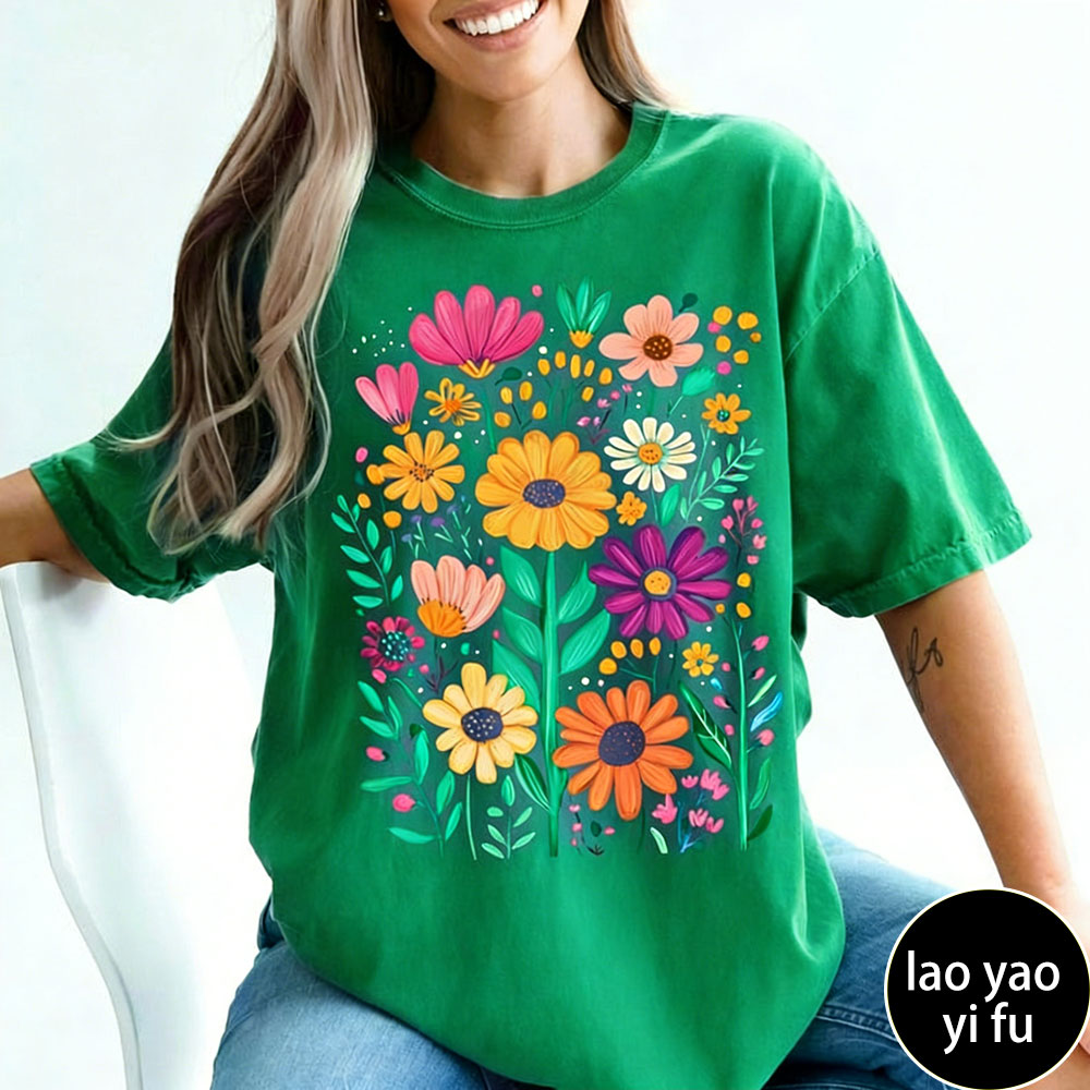 T-shirt Floreale Estiva Boho d - Summer Clothing Vibes recensione e prezzo