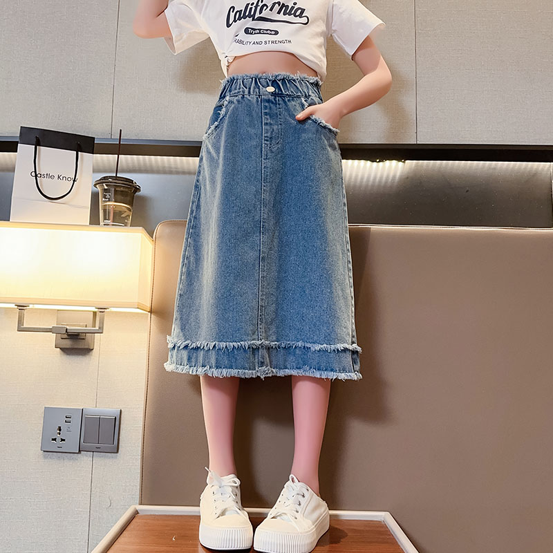 Gonna in denim per ragazze, pr - Summer Clothing Teen Girls recensione e prezzo