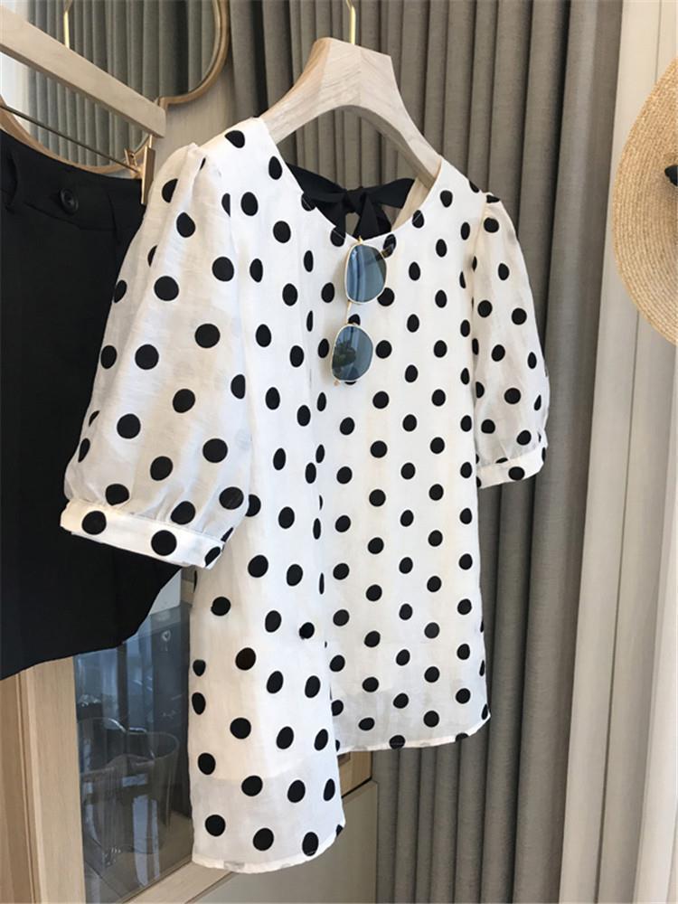 Camicette a pois Donna Elegant - Summer Linen Clothing For Women recensione e prezzo