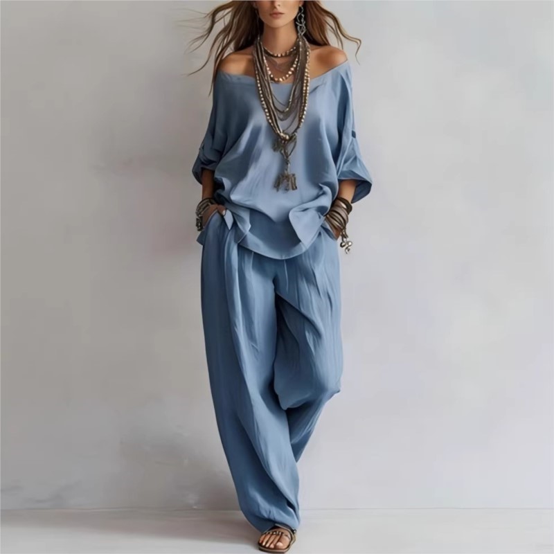 Nuovo Completo Estivo Casual d - Summer Linen Clothing For Women recensione e prezzo