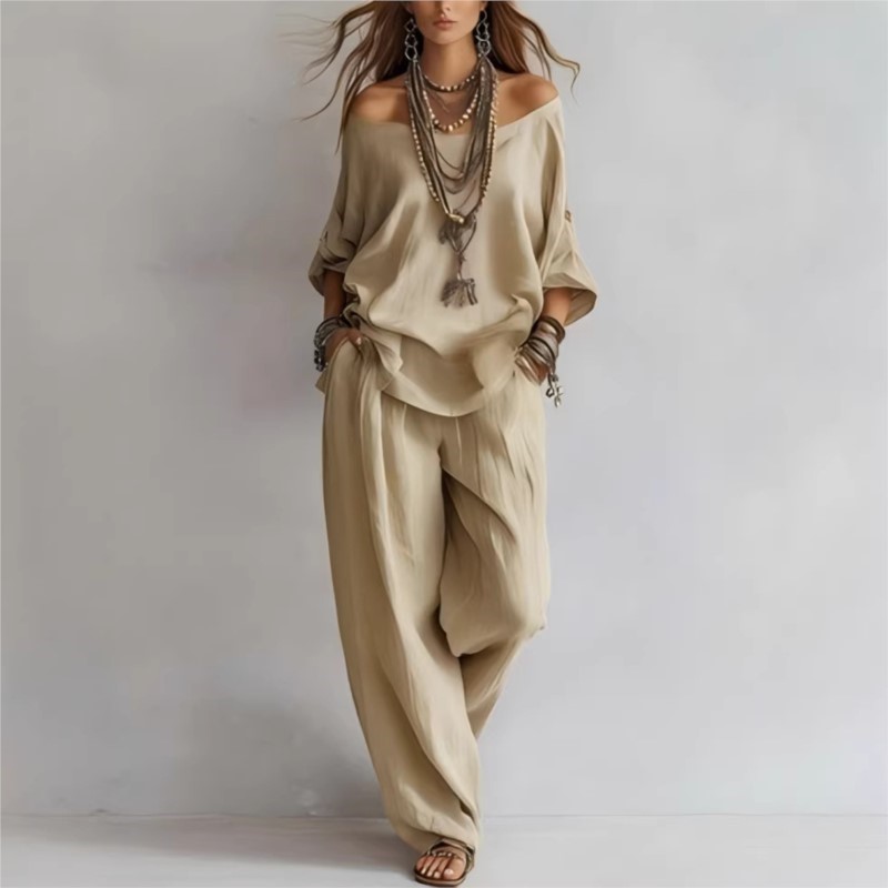 Nuovo Completo Estivo Casual d - Summer Linen Clothing For Women recensione e prezzo