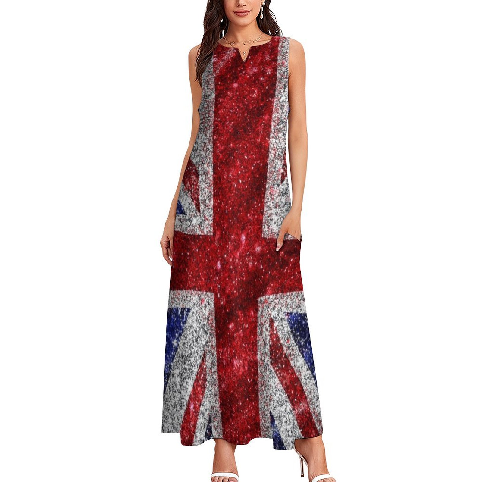 Finto Glitter Union Jack Flag  - Summer Clothing Women Uk recensione e prezzo