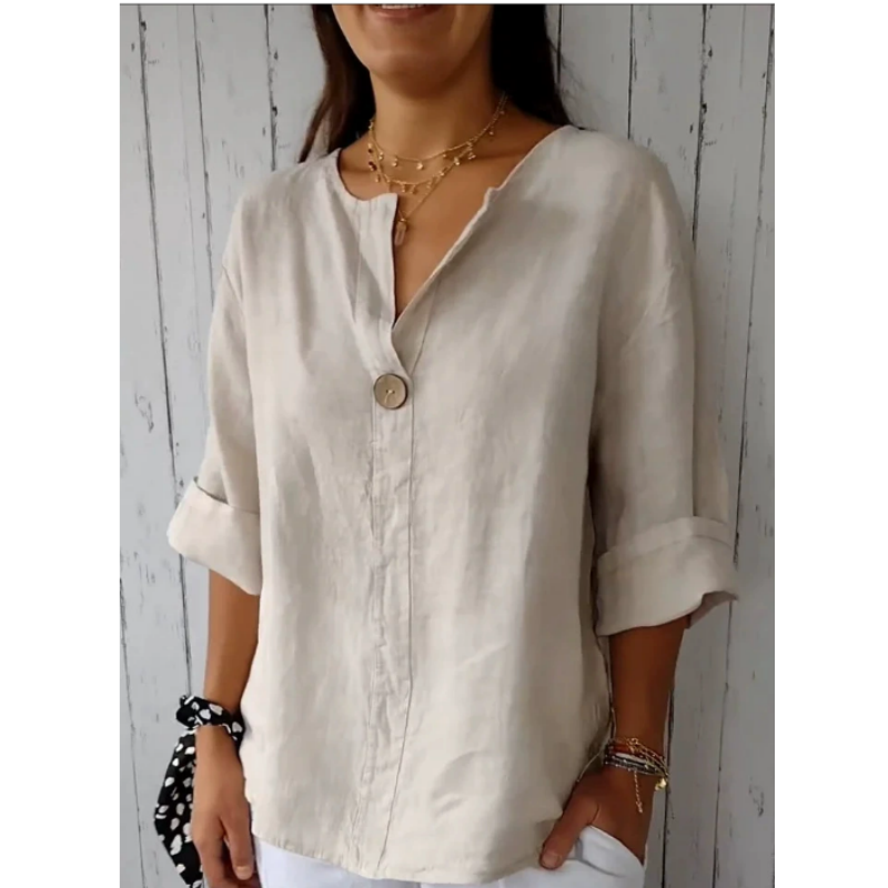 Camicia da donna taglie forti  - Summer Linen Clothing For Women recensione e prezzo