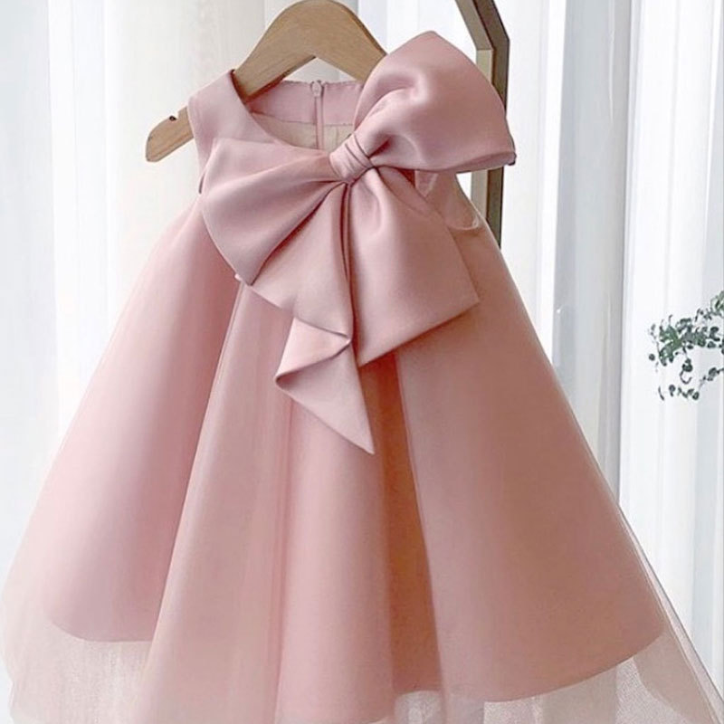 Summer Big Bow Baby Girl Dress - Summer Kids Clothing recensione e prezzo