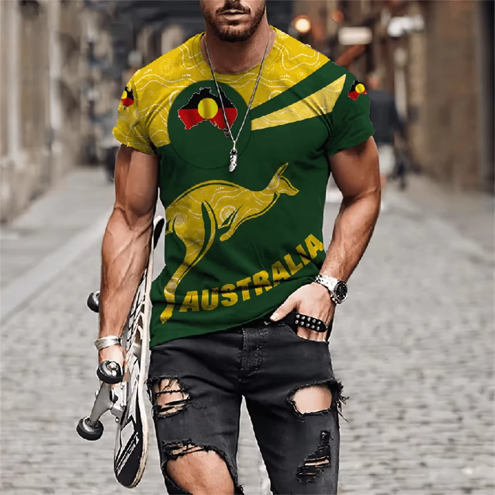 T-shirt da uomo Australia Grap - Summer Clothing Australia recensione e prezzo