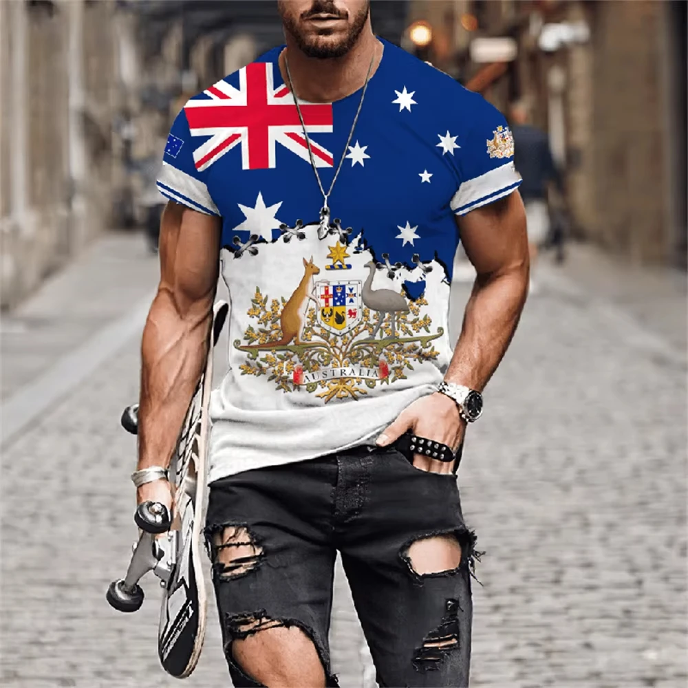 T-shirt da uomo Australia Grap - Summer Clothing Australia recensione e prezzo