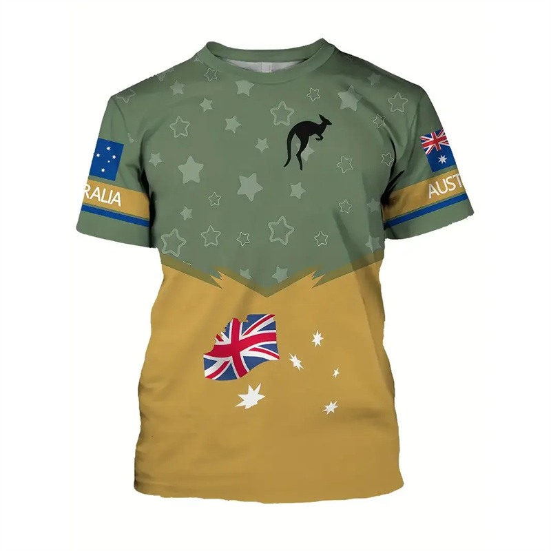 Australia National Flag T-shir - Summer Clothing Australia recensione e prezzo