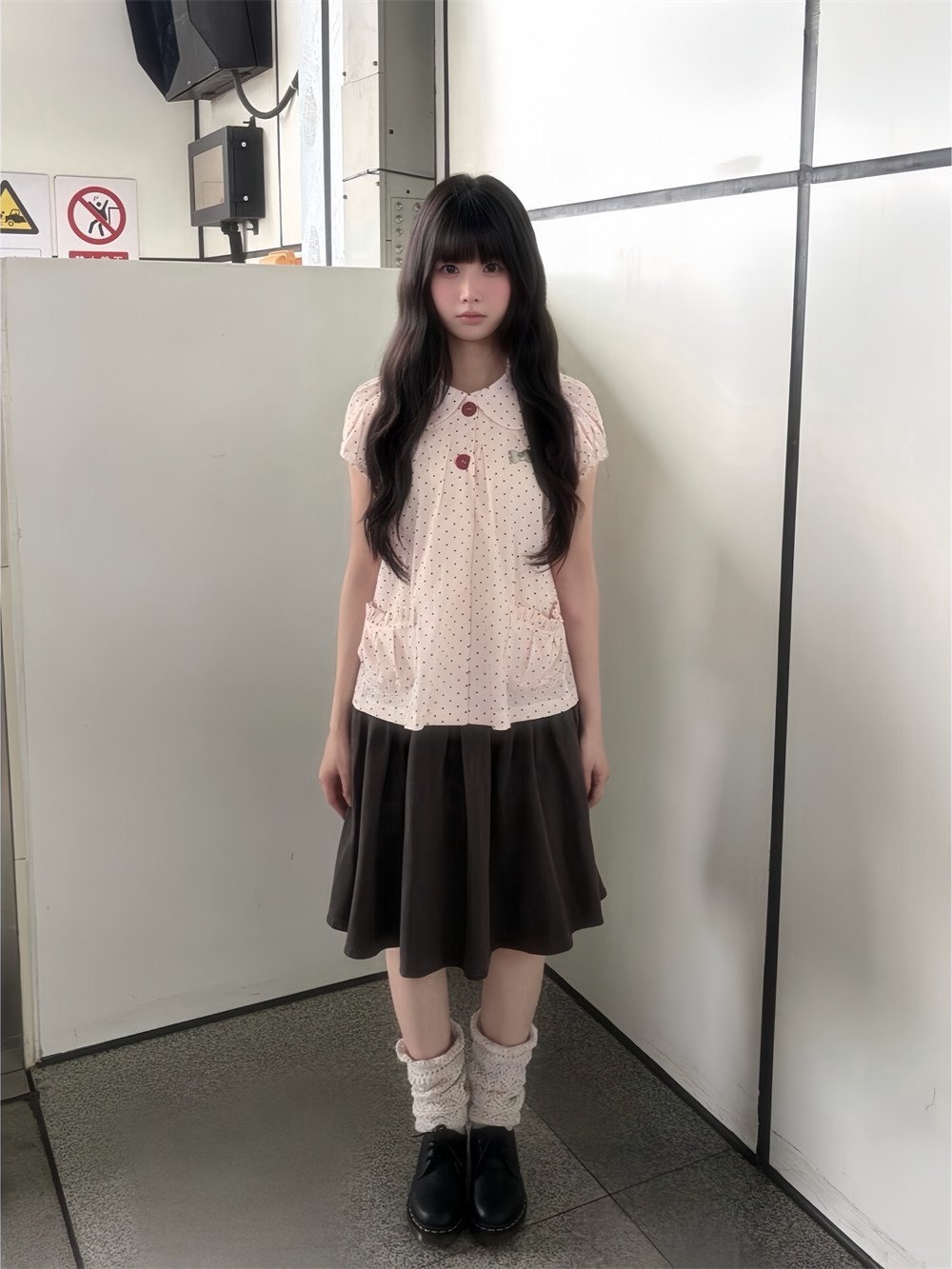 Camicia estiva vintage a pois  - Summer Japanese Clothing recensione e prezzo
