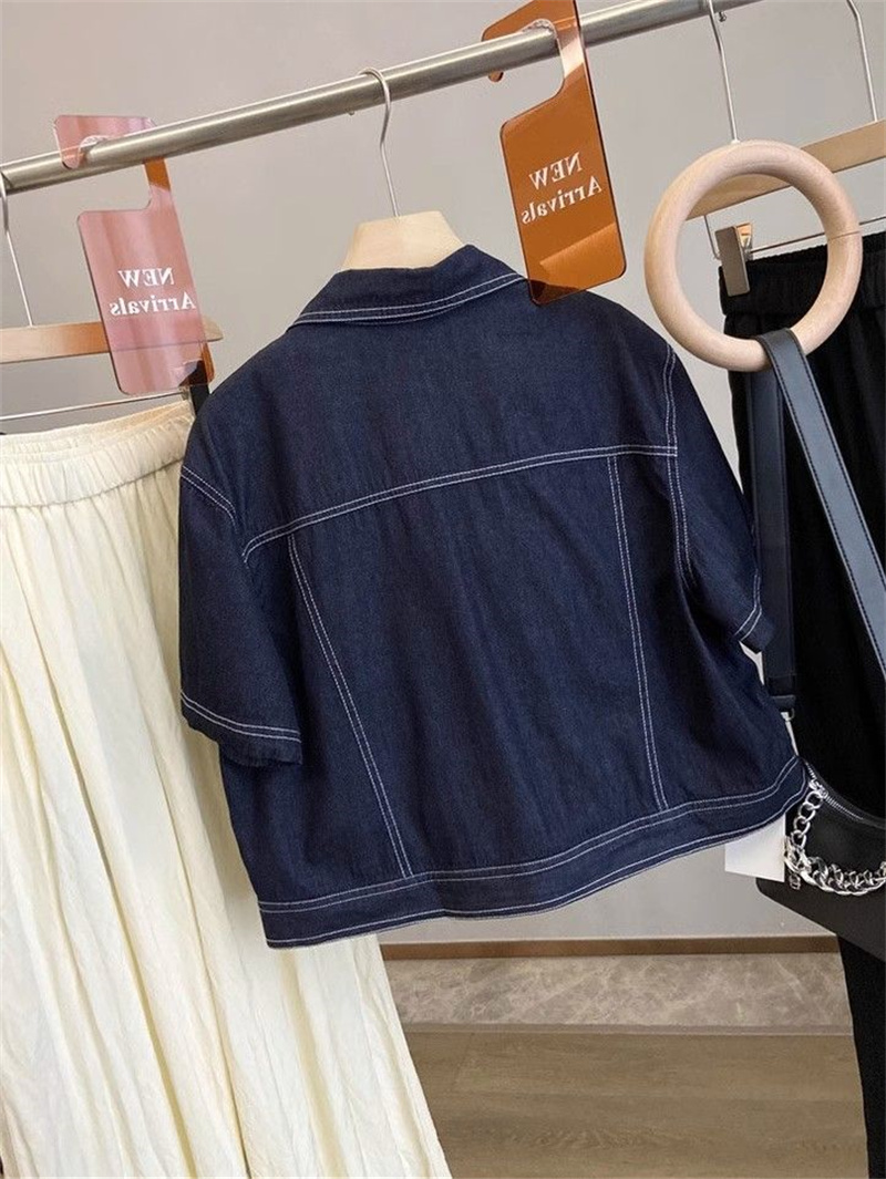 Giacca di jeans con colletto a - Summer Clothing Cheap recensione e prezzo
