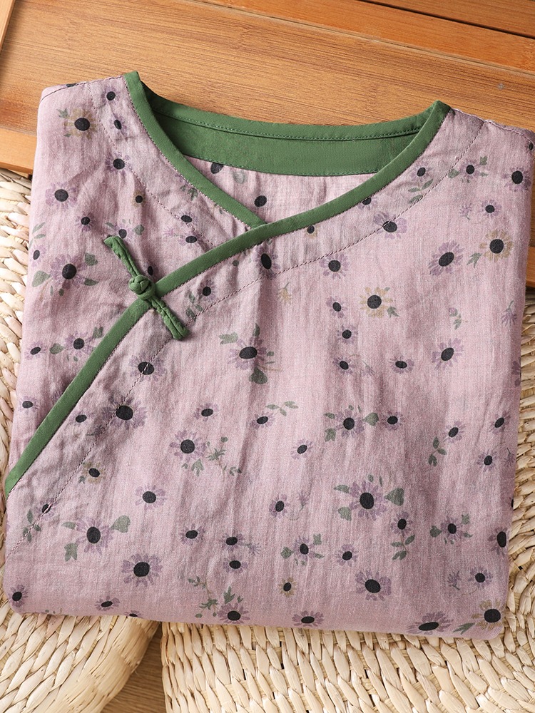 Camicia in Lino Stile Cinese R - Summer Linen Clothing For Women recensione e prezzo