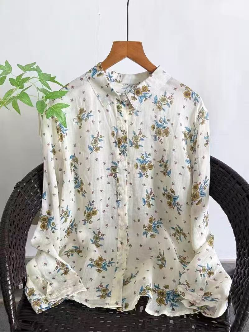 Camicie e bluse da donna in li - Vintage Summer Clothing Brand recensione e prezzo