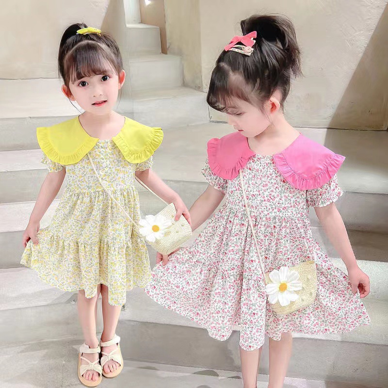 2 pezzi estate giallo floreale - Summer Clothing Teen Girls recensione e prezzo