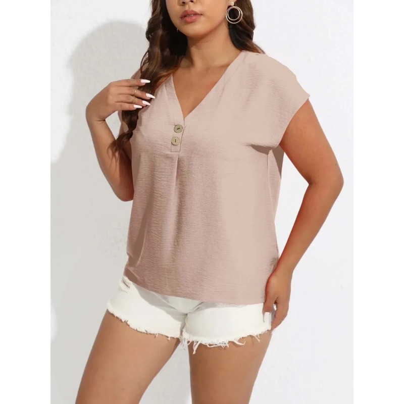 T-Shirt Casual con scollo a v  - Summer Upf Clothing recensione e prezzo
