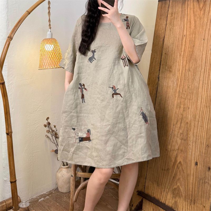 Abito Estivo Casual Retrò da D - Summer Linen Clothing For Women recensione e prezzo