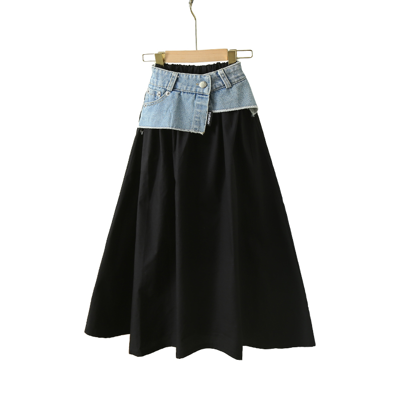 Gonna di jeans lunga patchwork - Summer Clothing Teen Girls recensione e prezzo
