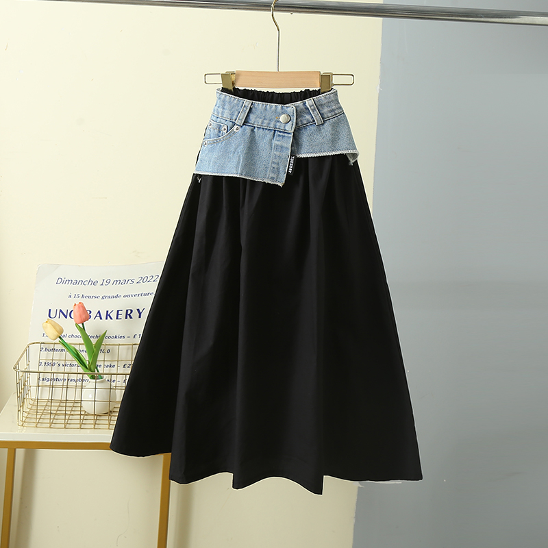 Gonna di jeans lunga patchwork - Summer Clothing Teen Girls recensione e prezzo