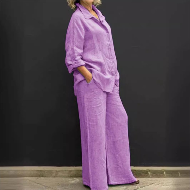 Due pezzi Set autunno Vintage  - Summer Linen Clothing For Women recensione e prezzo