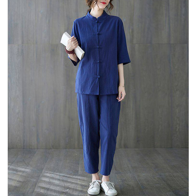 Set di 2 Pezzi Abbigliamento B - Summer Linen Clothing For Women recensione e prezzo
