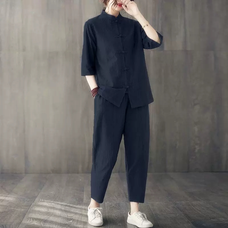 Set di 2 Pezzi Abbigliamento B - Summer Linen Clothing For Women recensione e prezzo