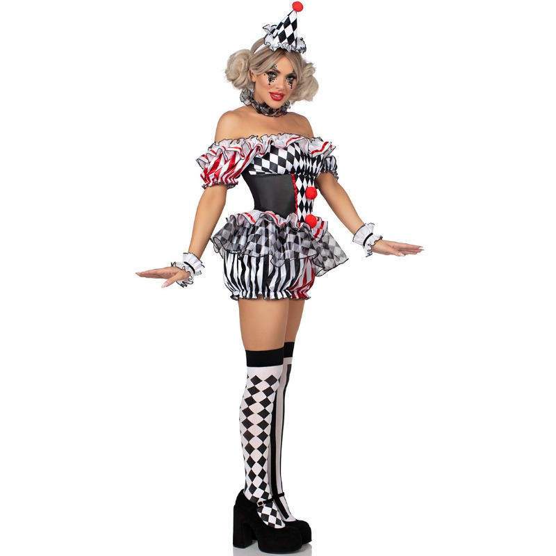 Costume da Clown per Donna, Ab - Romper Playsuit Women recensione e prezzo